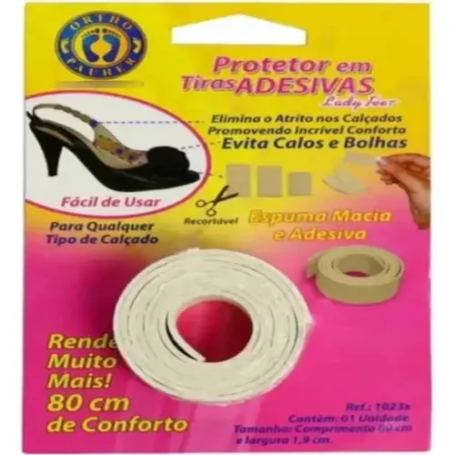 Protetor Em Tiras Adesivas Lady Feet Pauher 1023X
