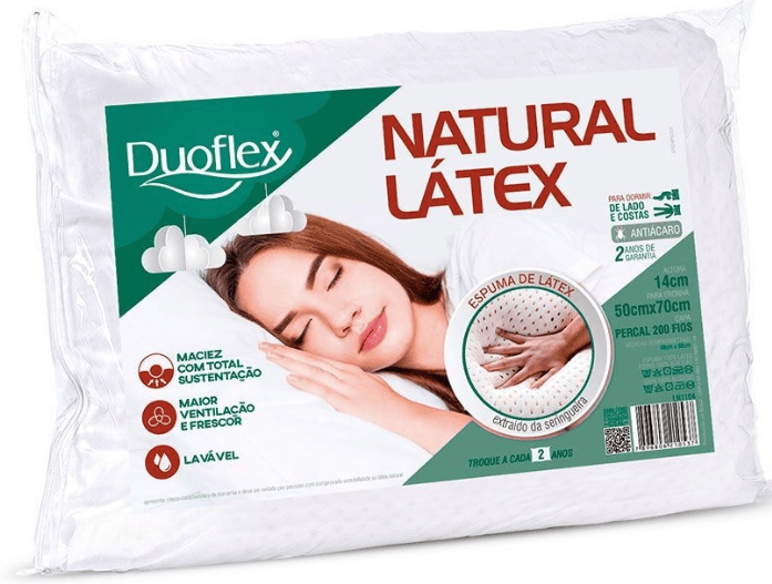 Travesseiro Latex Alto Duoflex
