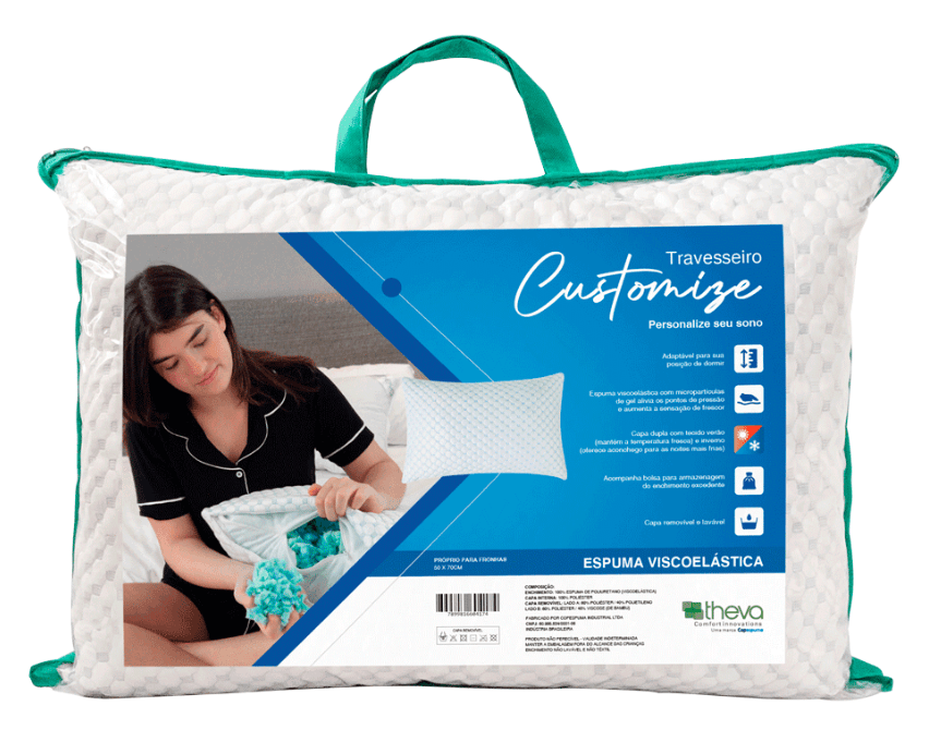 Travesseiro Ajustavel Customize Copespuma