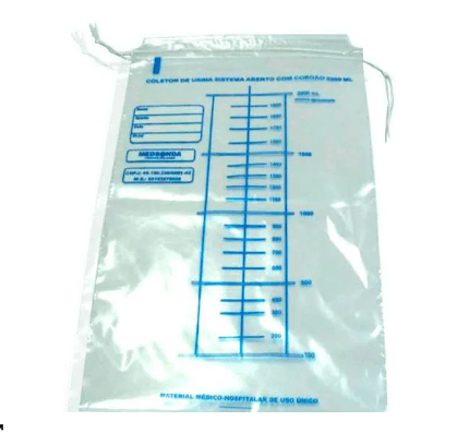 Coletor De Urina Sist. Aberto 2000Ml