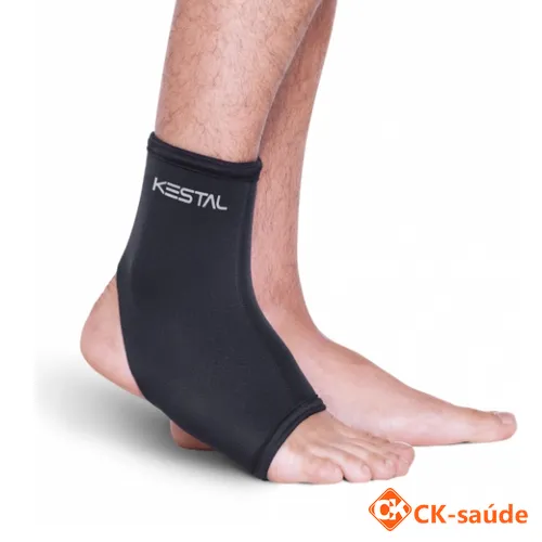 Tornozeleira Longa Preto P Kestal