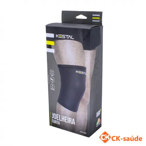 Joelheira Curta Tam Gg Preto Kestal