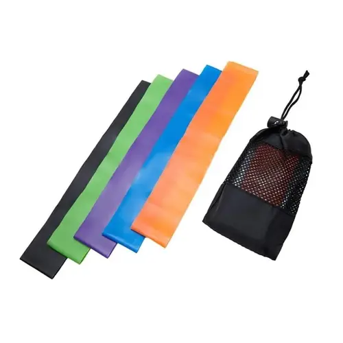 Kit Mini Band Com 5 Faixas Elasticas Supermedy