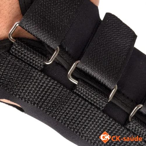 Munhequeira C/ Tala Tiras Bilateral Preto M Kestal